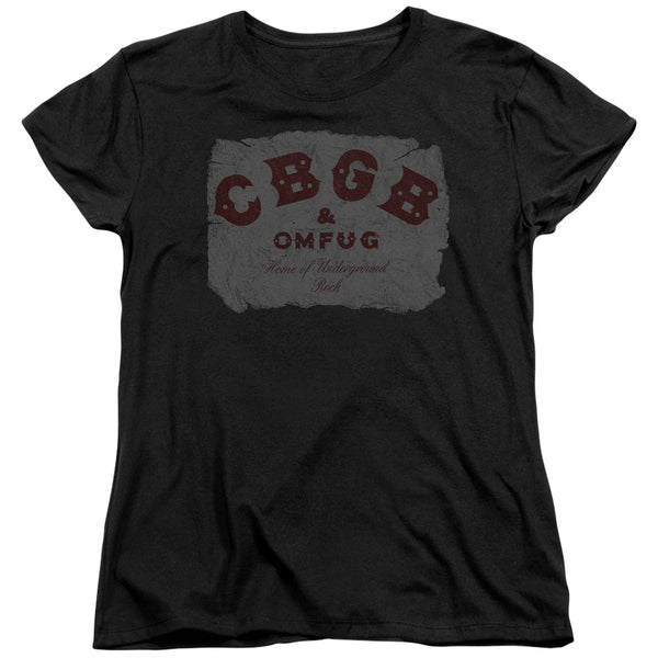 Cbgb - Crumbled Logo Short Sleeve Women's Tee