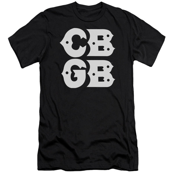 Cbgb - Stacked Logo Short Sleeve Adult 30/1