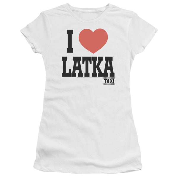 Taxi - I Heart Latka Short Sleeve Junior Sheer