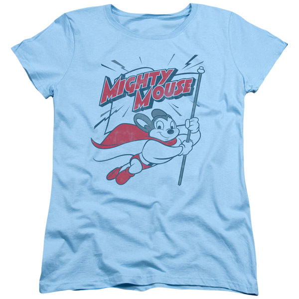 Mighty Mouse - Mighty Flag Short Sleeve Women's Tee