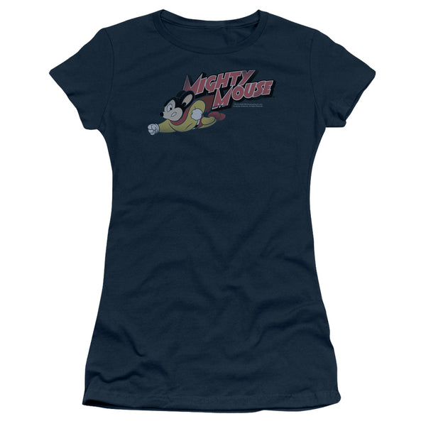 Mighty Mouse - Mighty Retro Short Sleeve Junior Sheer