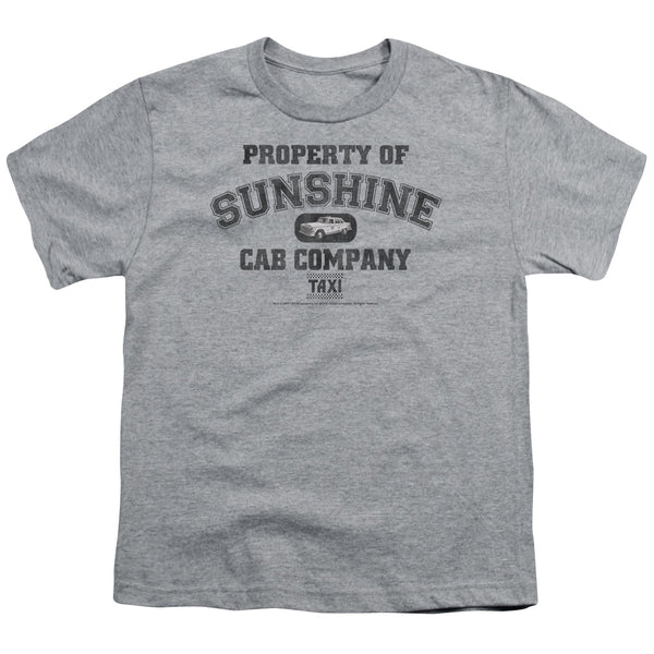 Taxi - Property Of Sunshine Cab Short Sleeve Youth 18/1