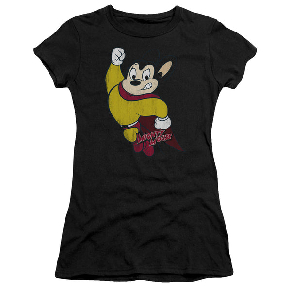 Mighty Mouse - Classic Hero Short Sleeve Junior Sheer