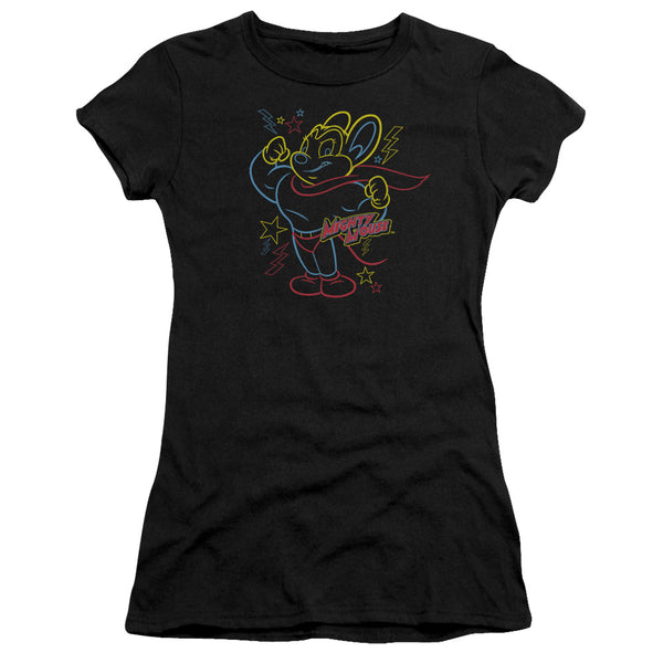 Mighty Mouse - Neon Hero Premium Bella Junior Sheer Jersey