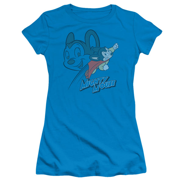Mighty Mouse - Double Mouse Short Sleeve Junior Sheer