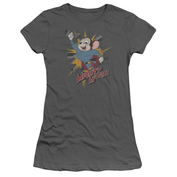 Mighty Mouse - Break Through Short Sleeve Junior Sheer
