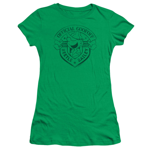 Beetle Bailey - Official Badge Short Sleeve Junior Sheer