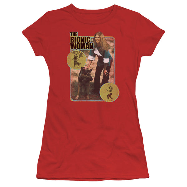 Bionic Woman - Jamie And Max Short Sleeve Junior Sheer