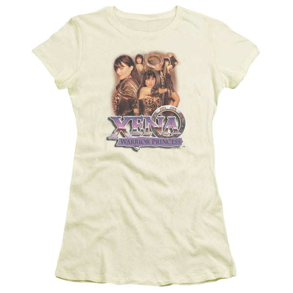 Xena - Princess Collage Short Sleeve Junior Sheer