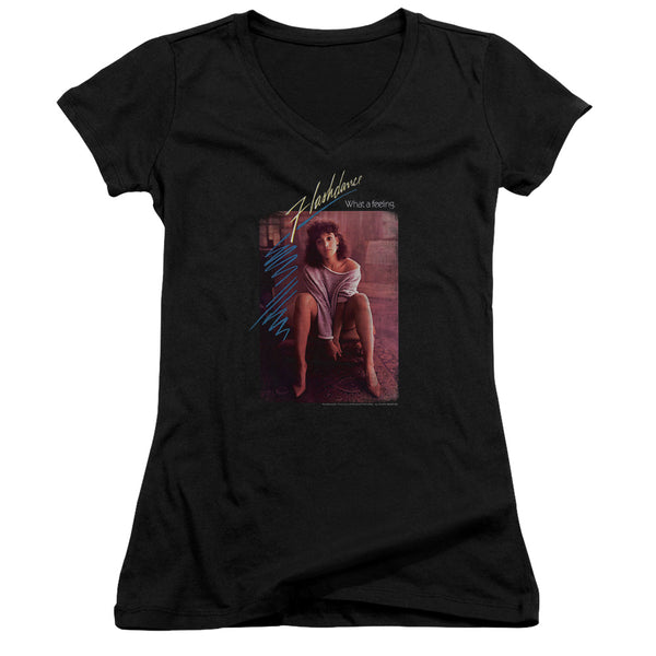 Flashdance - Title Junior V Neck