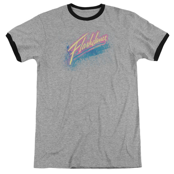 Flashdance - Spray Logo Adult Ringer