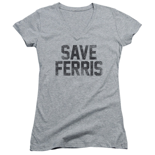 Ferris Bueller - Save Ferris Junior V Neck