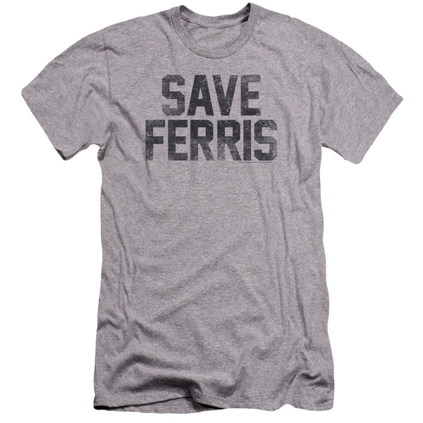 Ferris Bueller - Save Ferris Premuim Canvas Adult Slim Fit 30/1