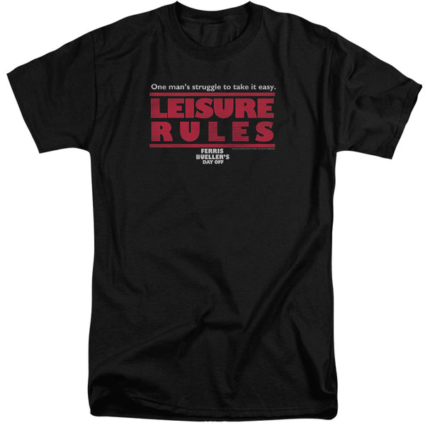 Ferris Bueller - Leisure Rules Short Sleeve Adult Tall