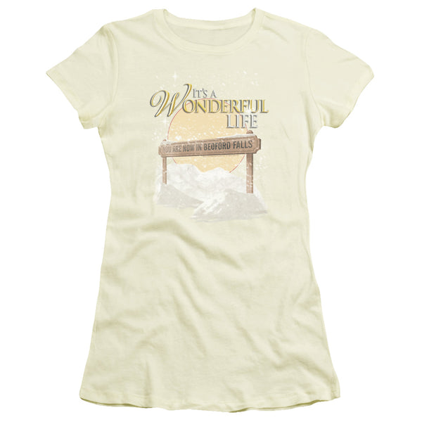 It’s A Wonderful Life - Wonderful Story Short Sleeve Junior Sheer