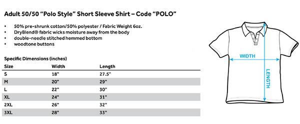 Zz Top - Frandango (Back Print) Mens Regular Fit Polo
