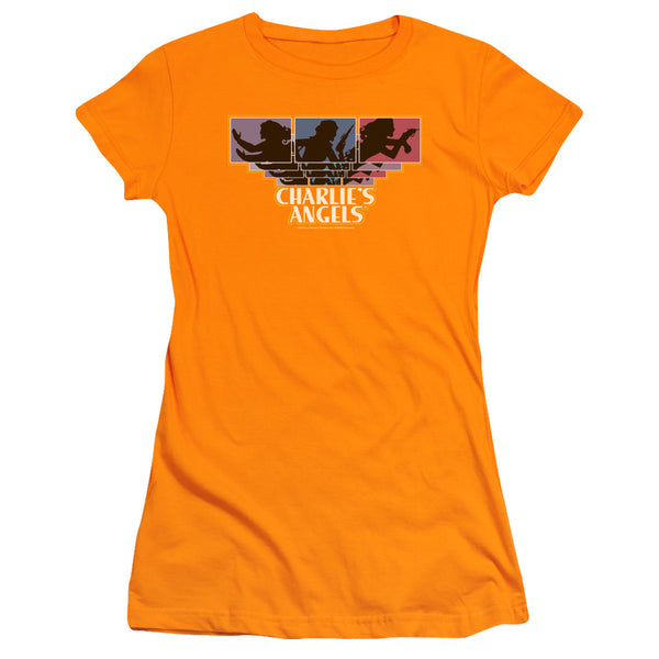 Charlies Angels - Tri Color Angels Short Sleeve Junior Sheer