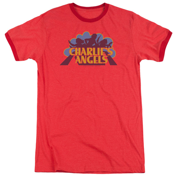 Charlies Angels - Faded Logo Adult Ringer