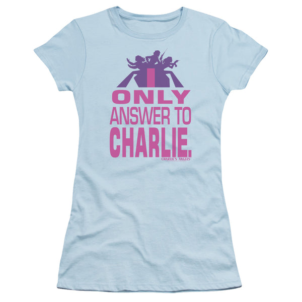 Charlies Angels - Answer Short Sleeve Junior Sheer