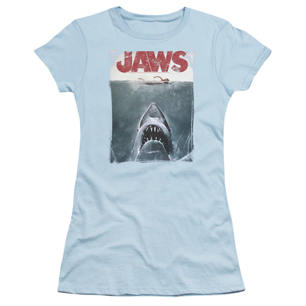 Jaws - Title Short Sleeve Junior Sheer