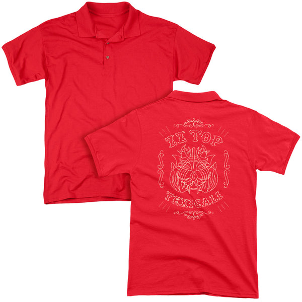Zz Top - Frandango (Back Print) Mens Regular Fit Polo