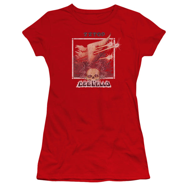 Zz Top - Deguello Cover Premium Bella Junior Sheer Jersey