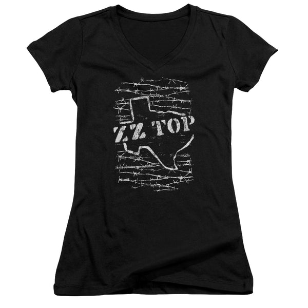 Zz Top - Barbed Junior V Neck