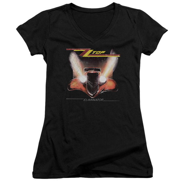 Zz Top - Eliminator Cover Junior V Neck