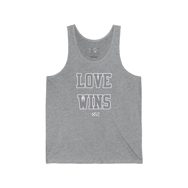 "LOVE WINS" Unisex Jersey Tank