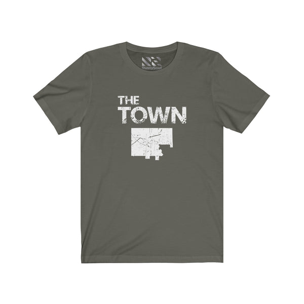 The Town 3 (White) Unisex Jersey Short Sleeve Tee