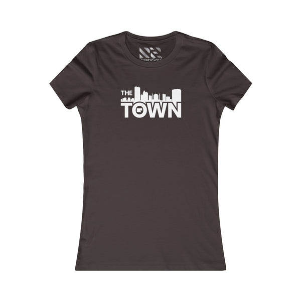 The Town "Skyline" (White) Women's Favorite Tee