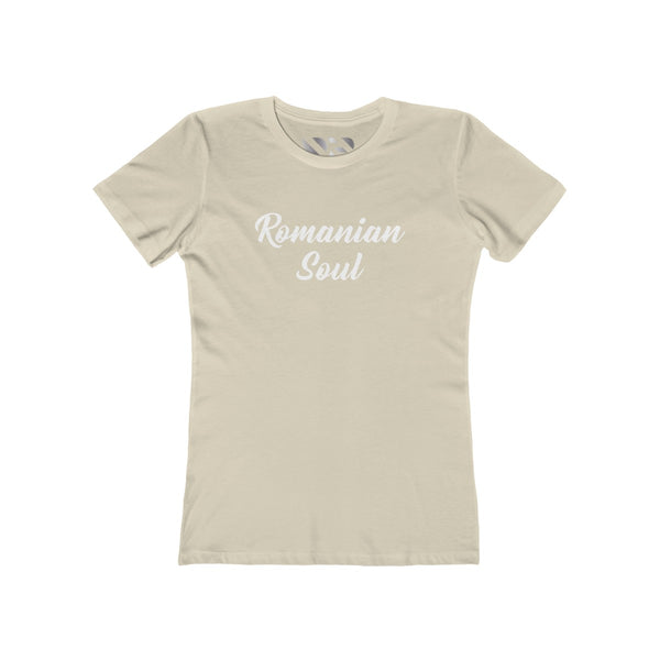 "Romanian Soul" Women's The Boyfriend Tee