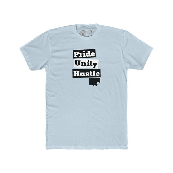 "Pride Unity Hustle" Men's Cotton Crew Tee