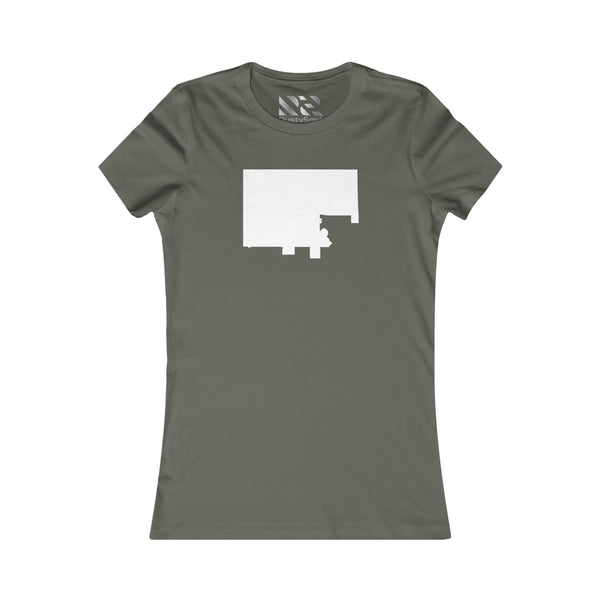 The Town "Silhouette" (White) Women's Favorite Tee