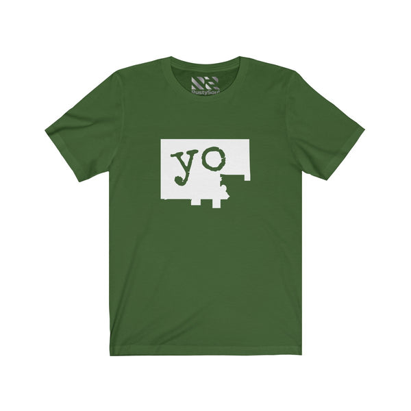 The Town "YO" (White) Unisex Jersey Short Sleeve Tee