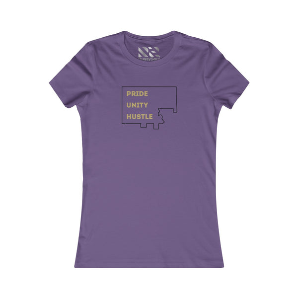 The Town "PRIDE UNITY HUSTLE" Women's Favorite Tee