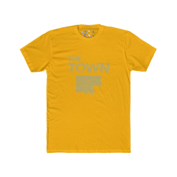 The Town 1 (Gold) Men's Cotton Crew Tee