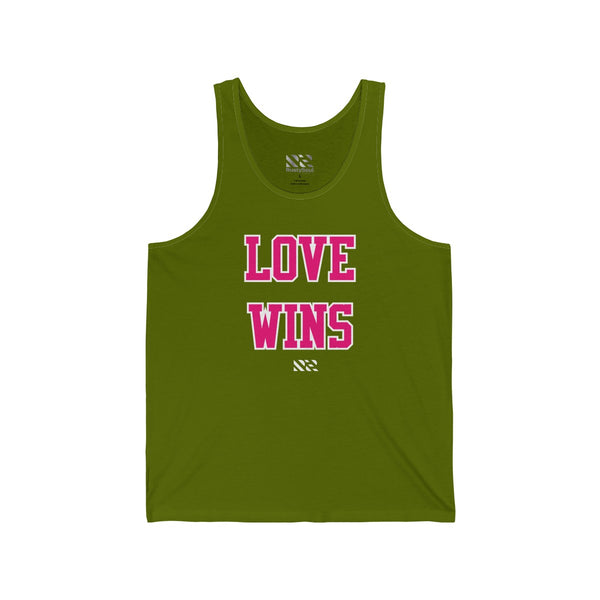 "LOVE WINS" Unisex Jersey Tank