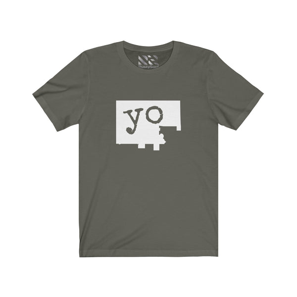 The Town "YO" (White) Unisex Jersey Short Sleeve Tee