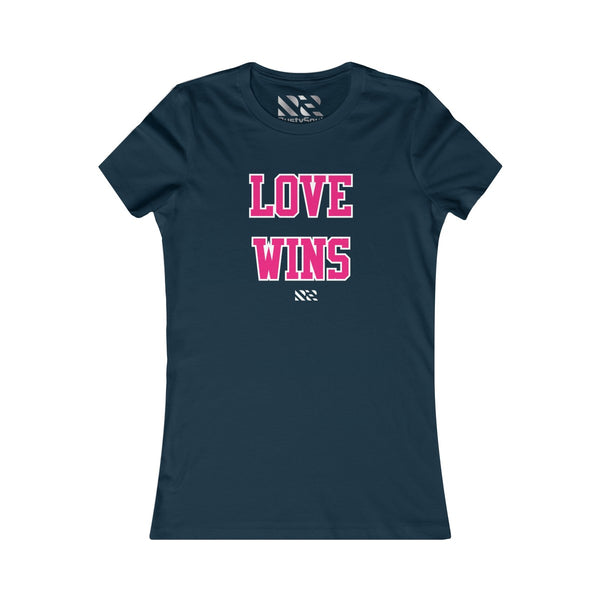 Love Wins (Pink & White) Women's Favorite Tee