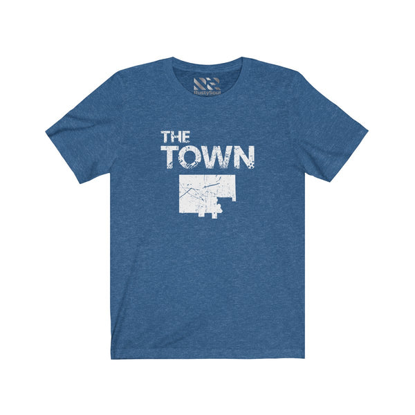 The Town 3 (White) Unisex Jersey Short Sleeve Tee