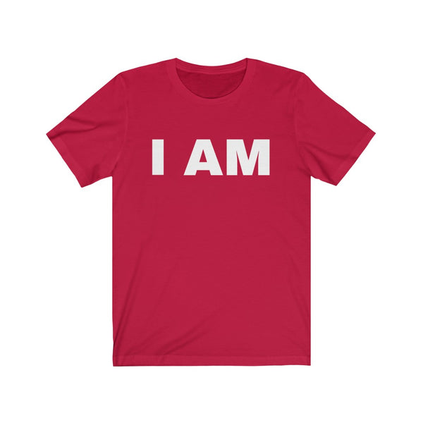 "I AM" Unisex Jersey Short Sleeve Tee