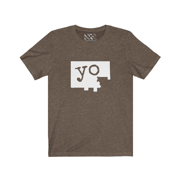 The Town "YO" (White) Unisex Jersey Short Sleeve Tee