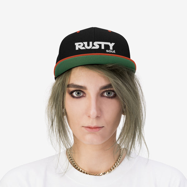 RustySoul Unisex Flat Bill Hat