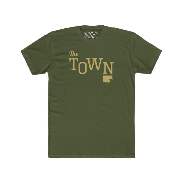 The Town 2 (Gold) Men's Cotton Crew Tee