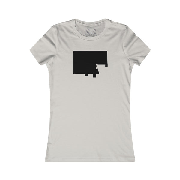 The Town "Silhouette" (Black) Women's Favorite Tee