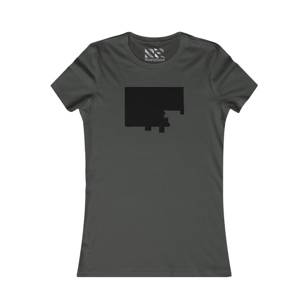 The Town "Silhouette" (Black) Women's Favorite Tee