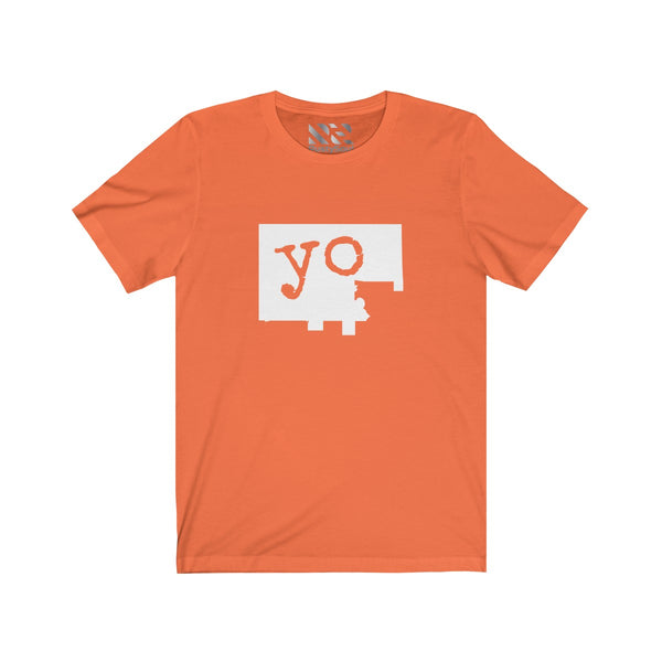 The Town "YO" (White) Unisex Jersey Short Sleeve Tee