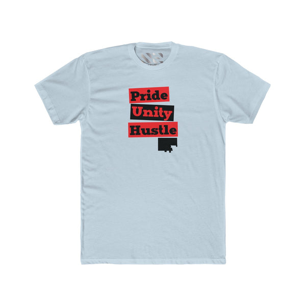 "Pride Unity Hustle" Men's Cotton Crew Tee