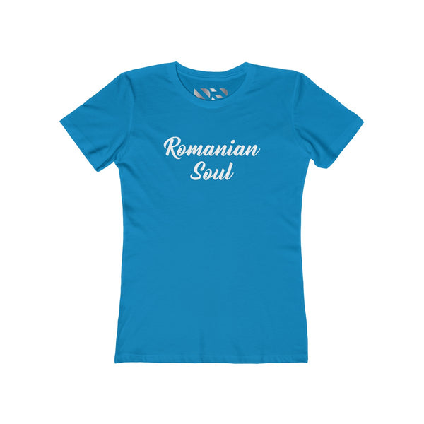 "Romanian Soul" Women's The Boyfriend Tee